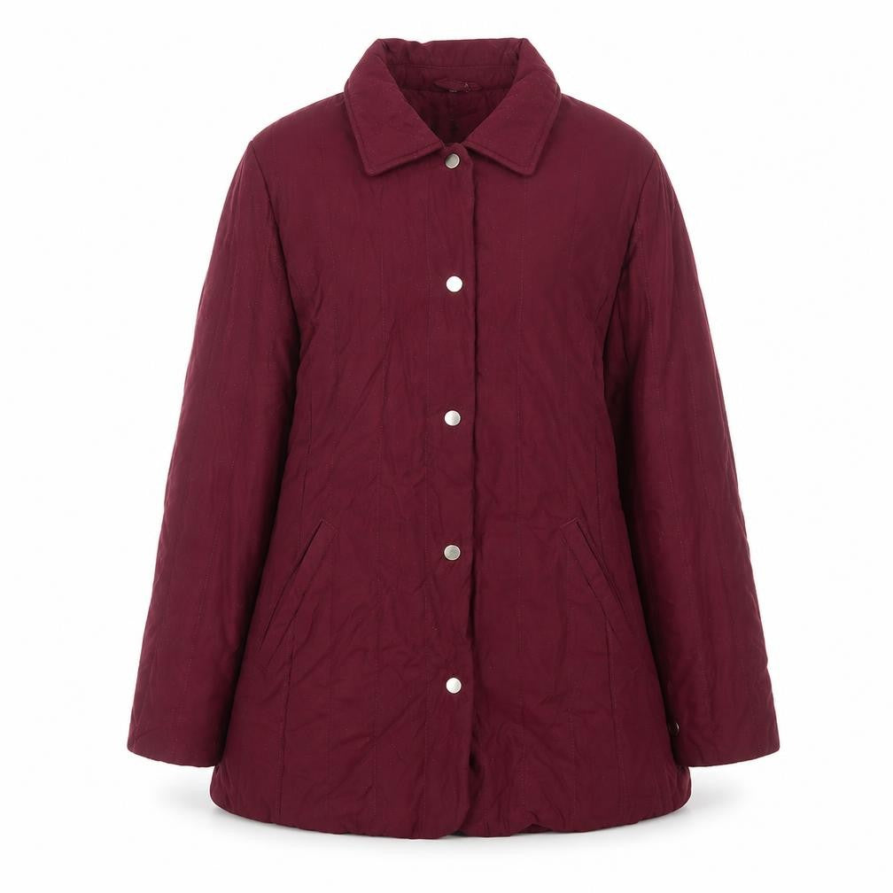 Marks & Spencer Womens Red Jacket Coat Size 14 Snap