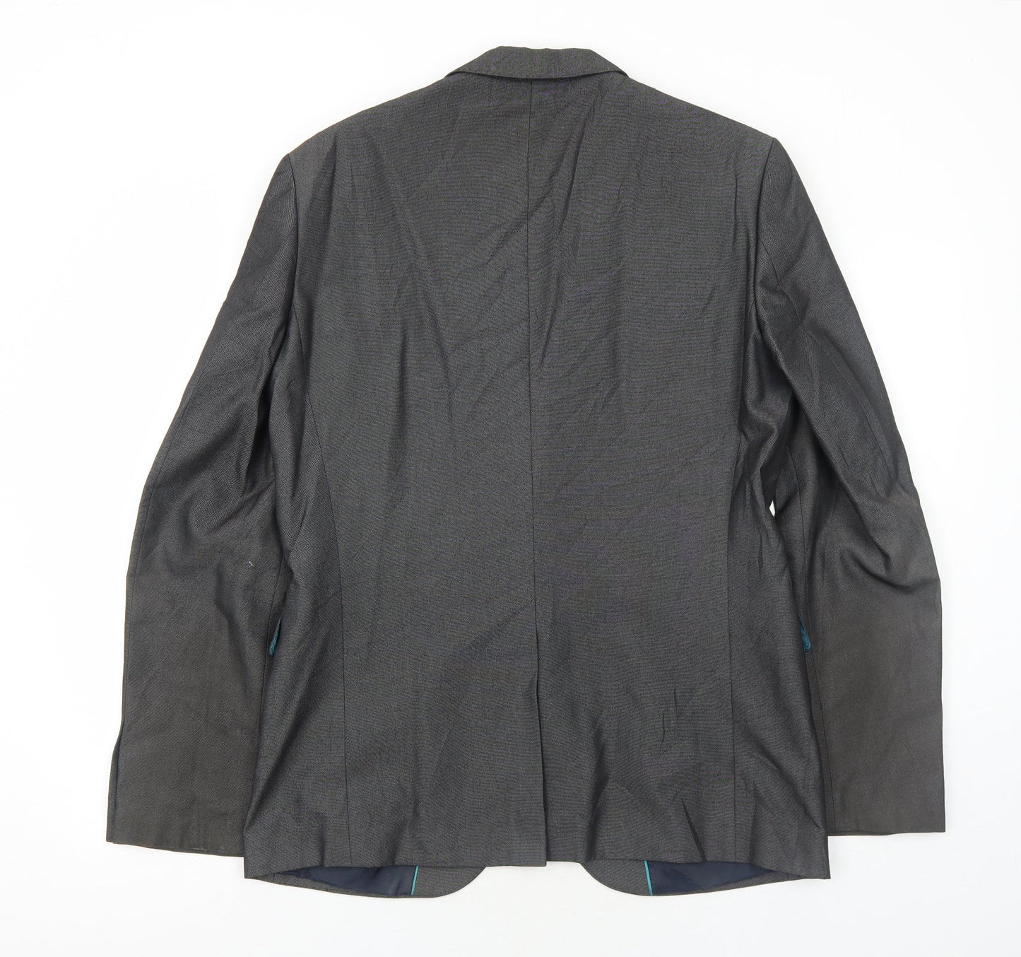Marks and Spencer Mens Grey Polyester Jacket Suit Jacket Size 40 Regular