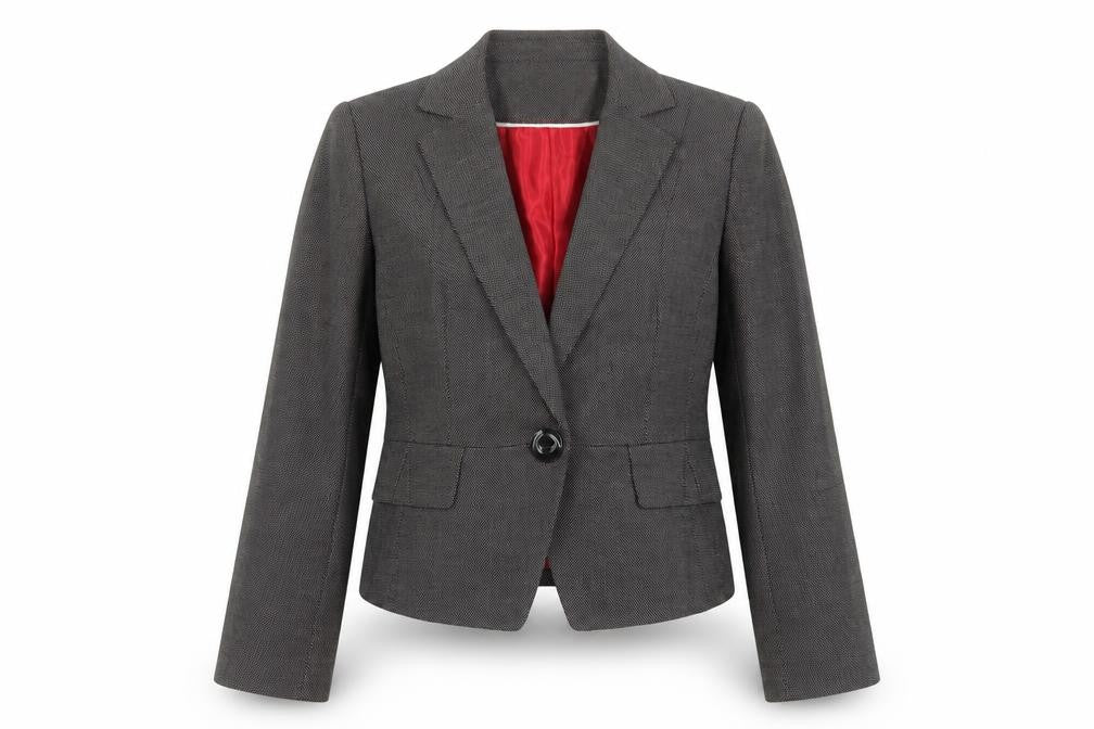 Marks and Spencer Womens Grey Polyester Jacket Suit Jacket Size 10