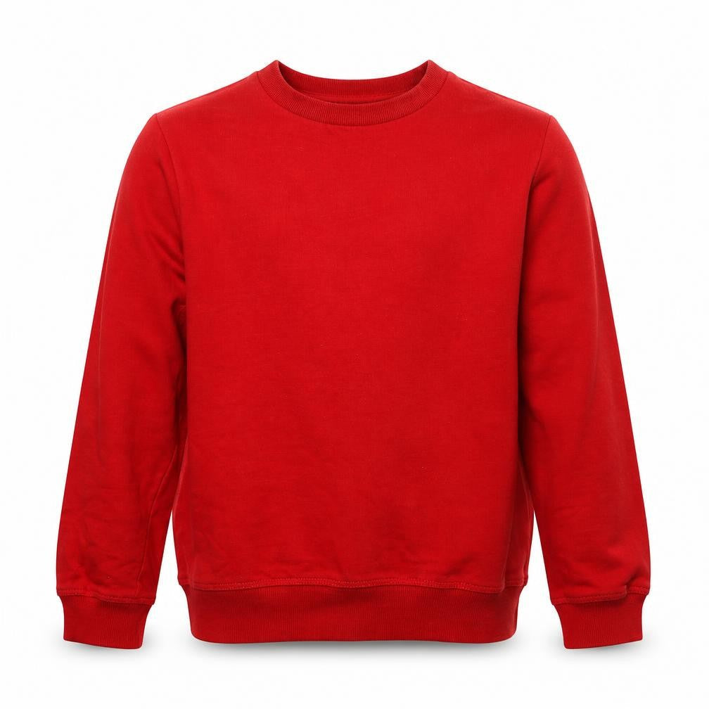 Pep&Co Boys Red Cotton Pullover Sweatshirt Size 10-11 Years Pullover