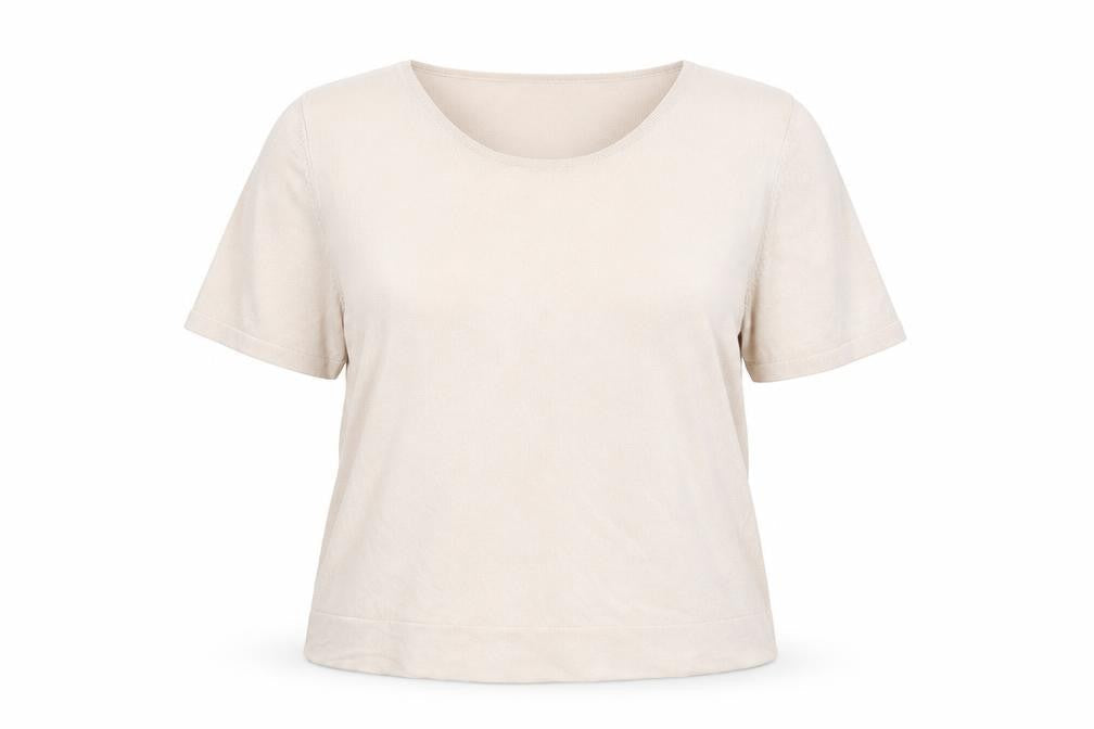 Marks and Spencer Womens Beige Round Neck Acrylic Pullover Jumper Size 20