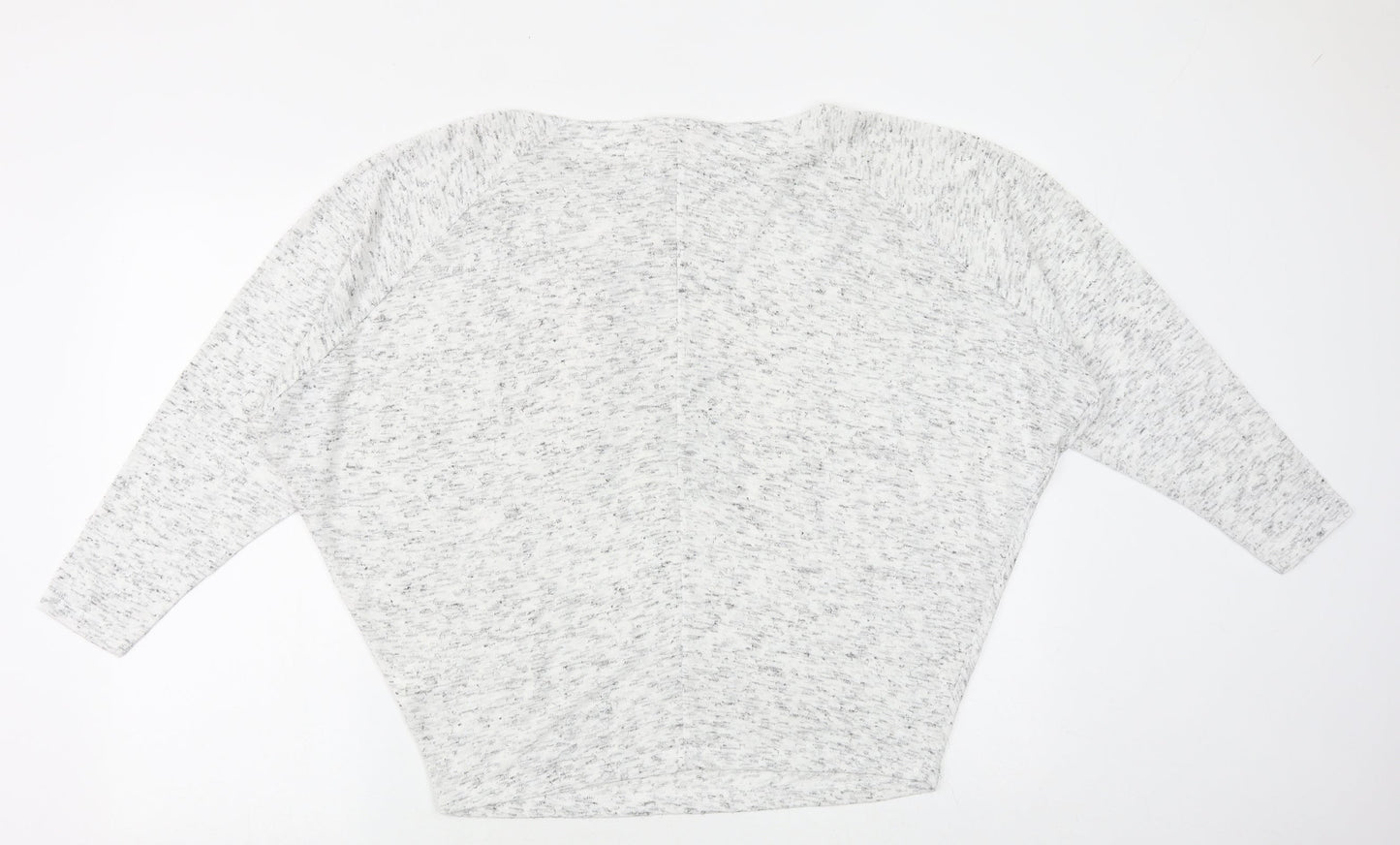 River Island Womens Grey Viscose Basic T-Shirt Size 10 Round Neck - J'aime