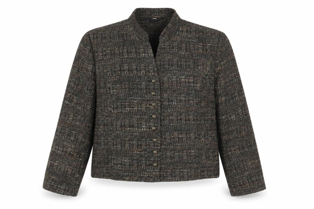 EWM Womens Grey Jacket Blazer Size 20 Button