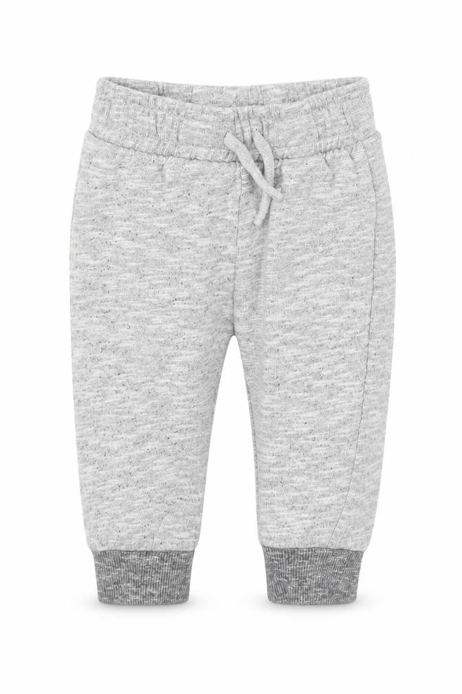 Nutmeg Boys Grey Geometric Cotton Jogger Trousers Size 6-9 Months Pullover