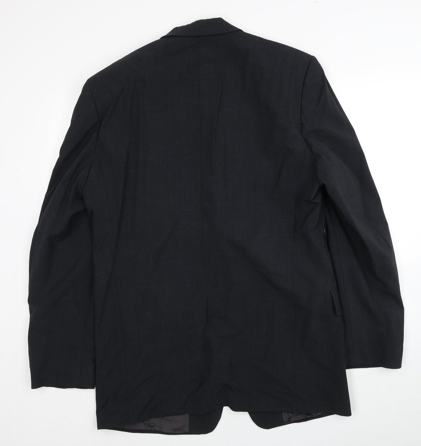BARUTTI Mens Grey Polyester Jacket Suit Jacket Size 38 Regular