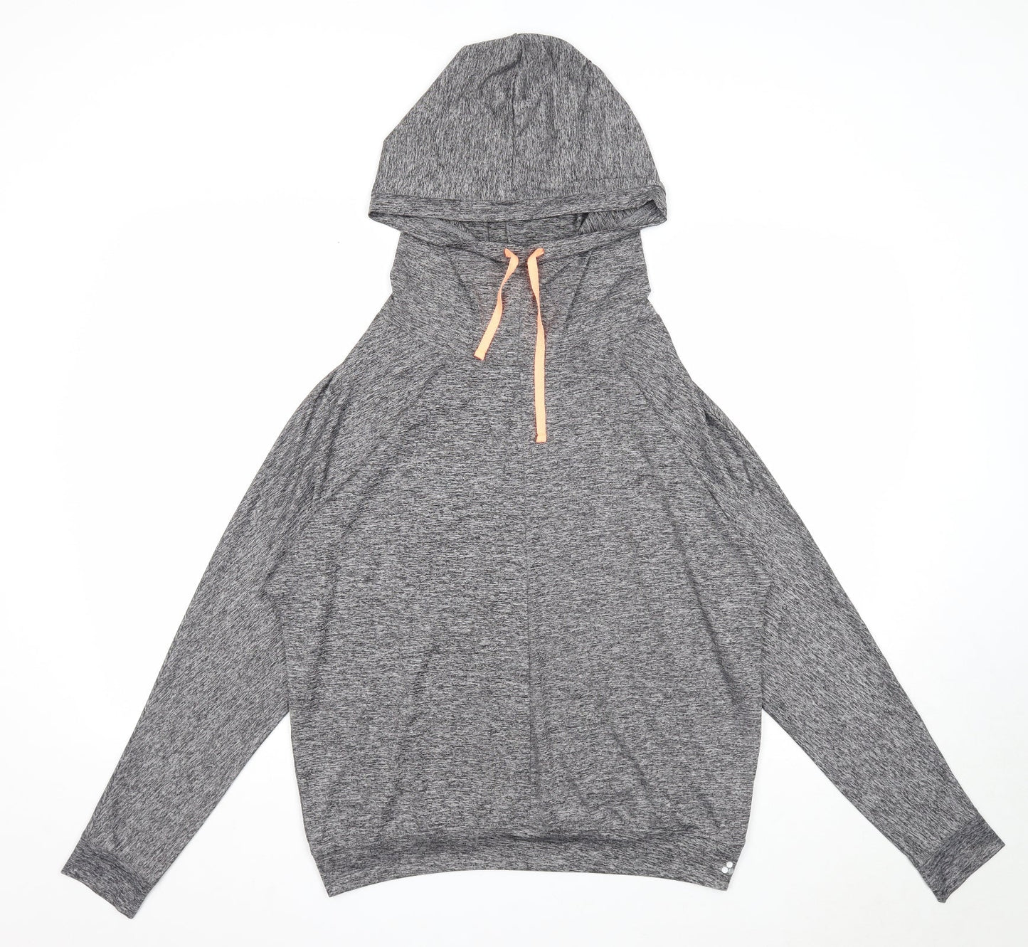 Papaya Womens Grey Polyester Pullover Hoodie Size S Pullover