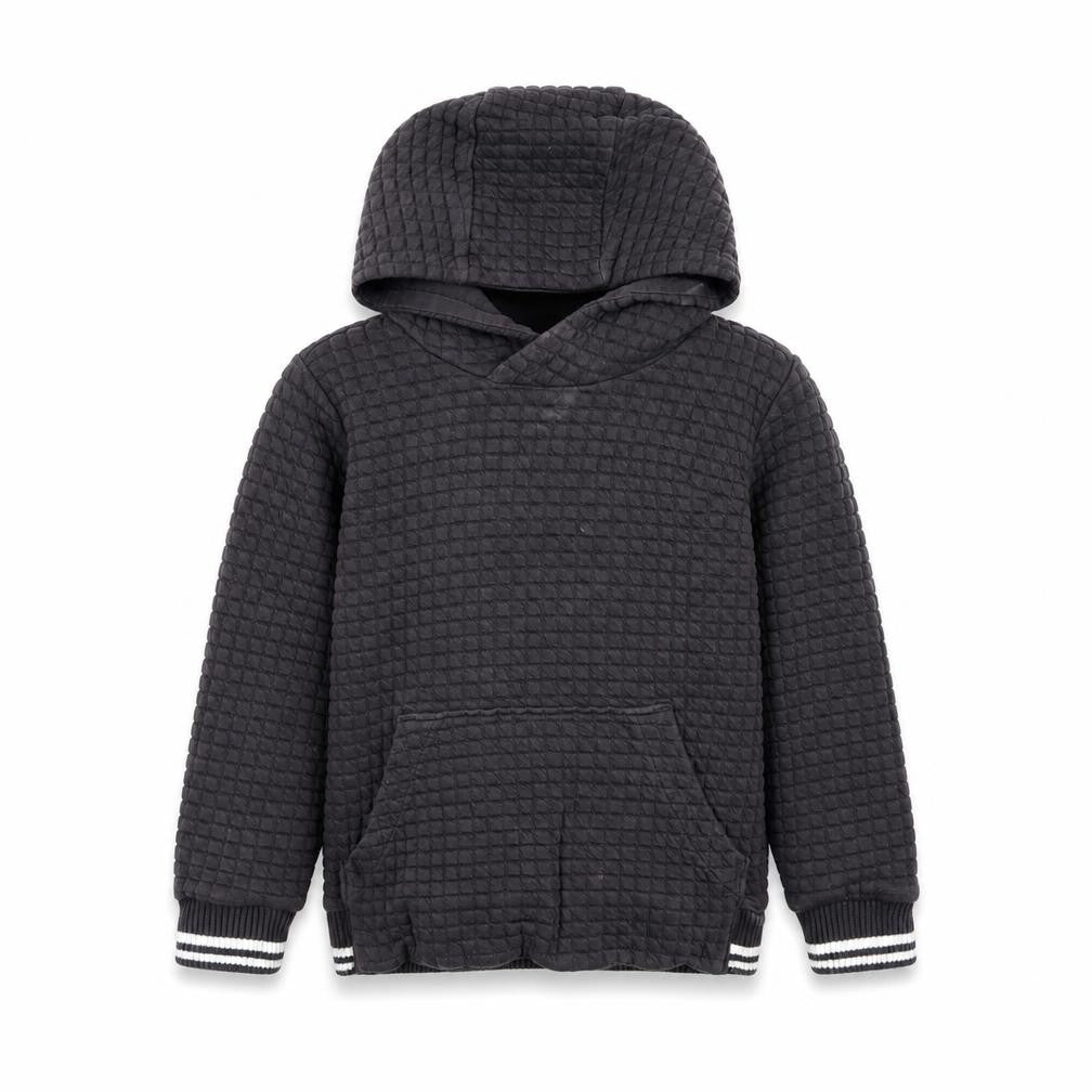Nutmeg Boys Grey Cotton Pullover Hoodie Size 3-4 Years Pullover