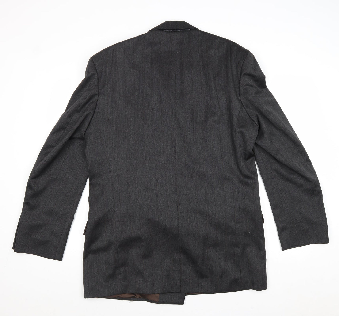 Marks and Spencer Mens Grey Polyester Jacket Suit Jacket Size 42 Regular