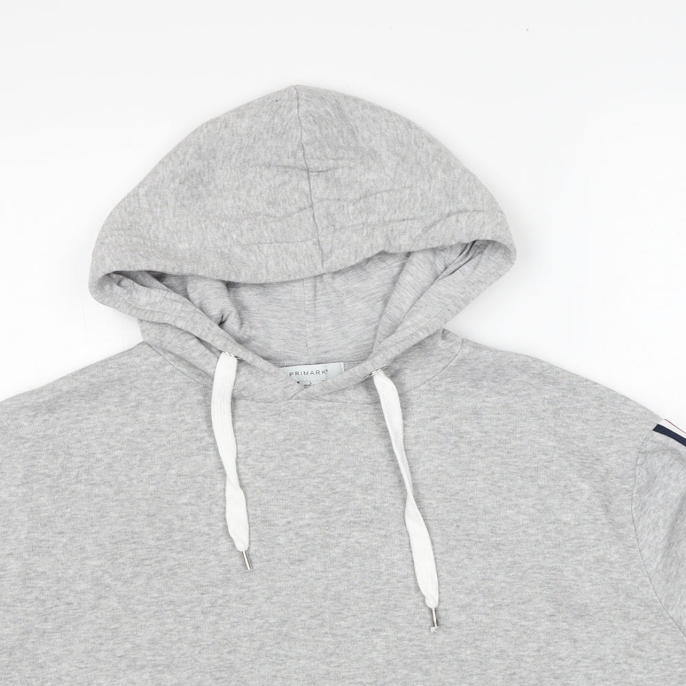 Primark Womens Grey Polyester Pullover Hoodie Size 14 Pullover