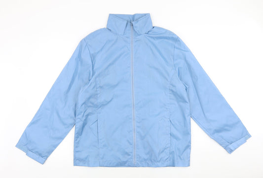 Newille Womens Blue Jacket Size 10 Zip