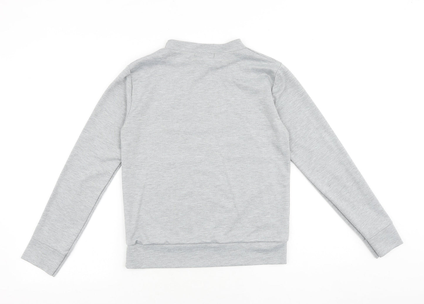 Great Feeling Womens Grey Polyester Pullover Sweatshirt Size S Pullover - Vogue