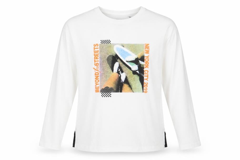 Next Boys White 100% Cotton Pullover T-Shirt Size 11 Years Crew Neck Pullover