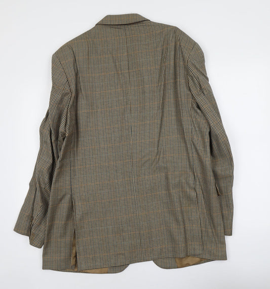 Marks and Spencer Mens Beige Wool Jacket Suit Jacket Size M Regular
