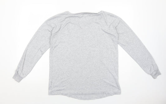 NEXT Womens Grey Polyester Pullover Sweatshirt Size 10 Pullover