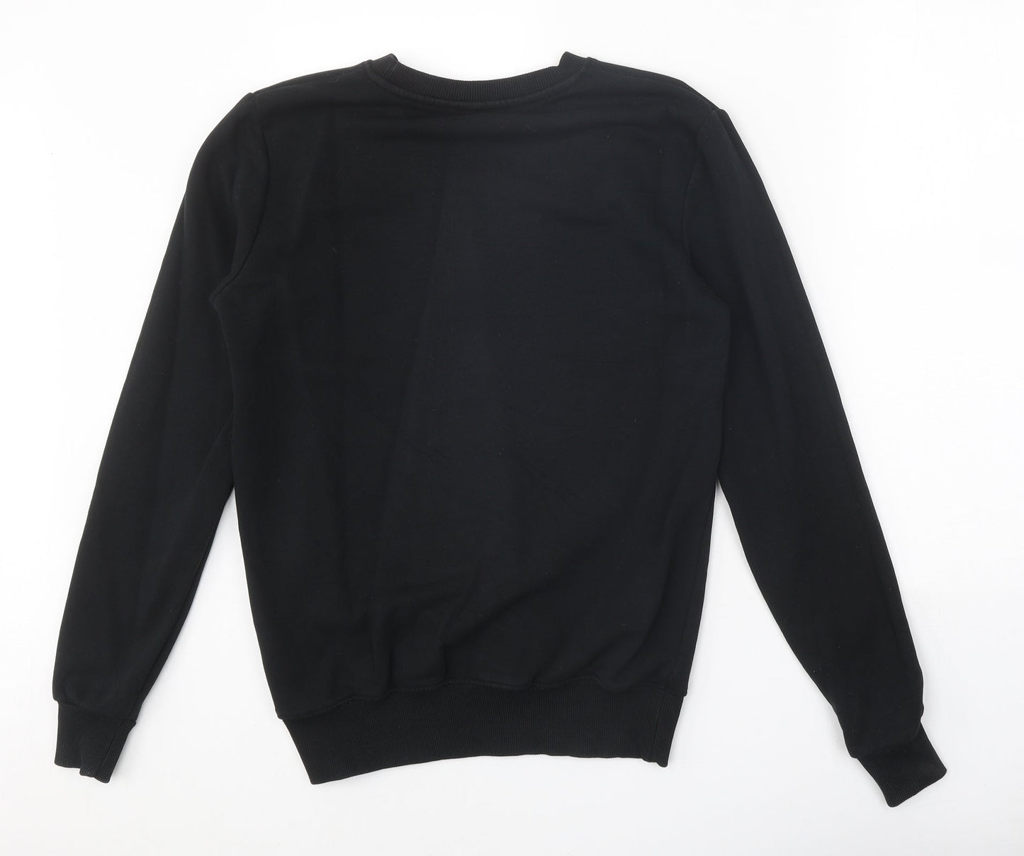 Preworn Womens Black Cotton Pullover Sweatshirt Size S Pullover