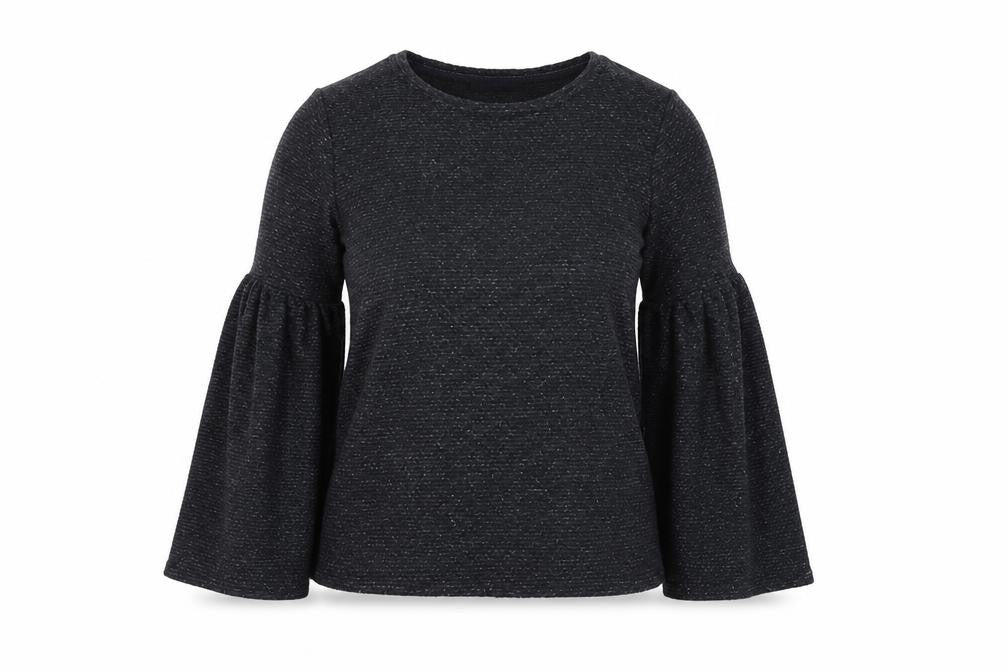 Marks and Spencer Womens Blue Round Neck Polyester Pullover Jumper Size 14