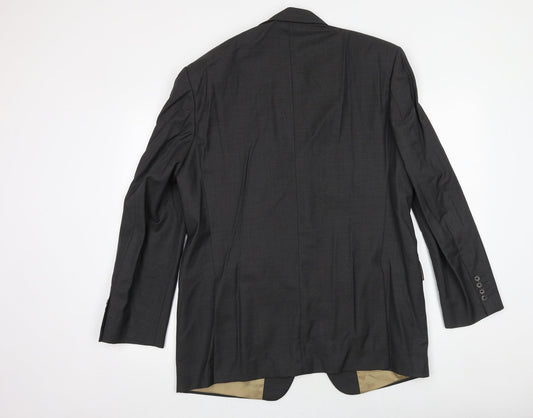 Marks and Spencer Mens Grey Wool Jacket Suit Jacket Size 44 Regular