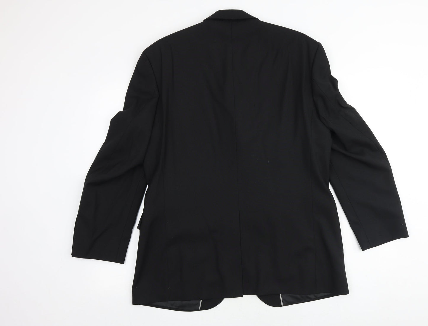 Burton Mens Black Wool Jacket Suit Jacket Size 40 Regular
