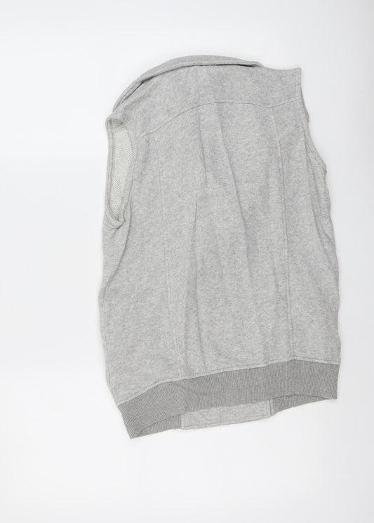 Gap Womens Grey Gilet Jacket Size XS Button