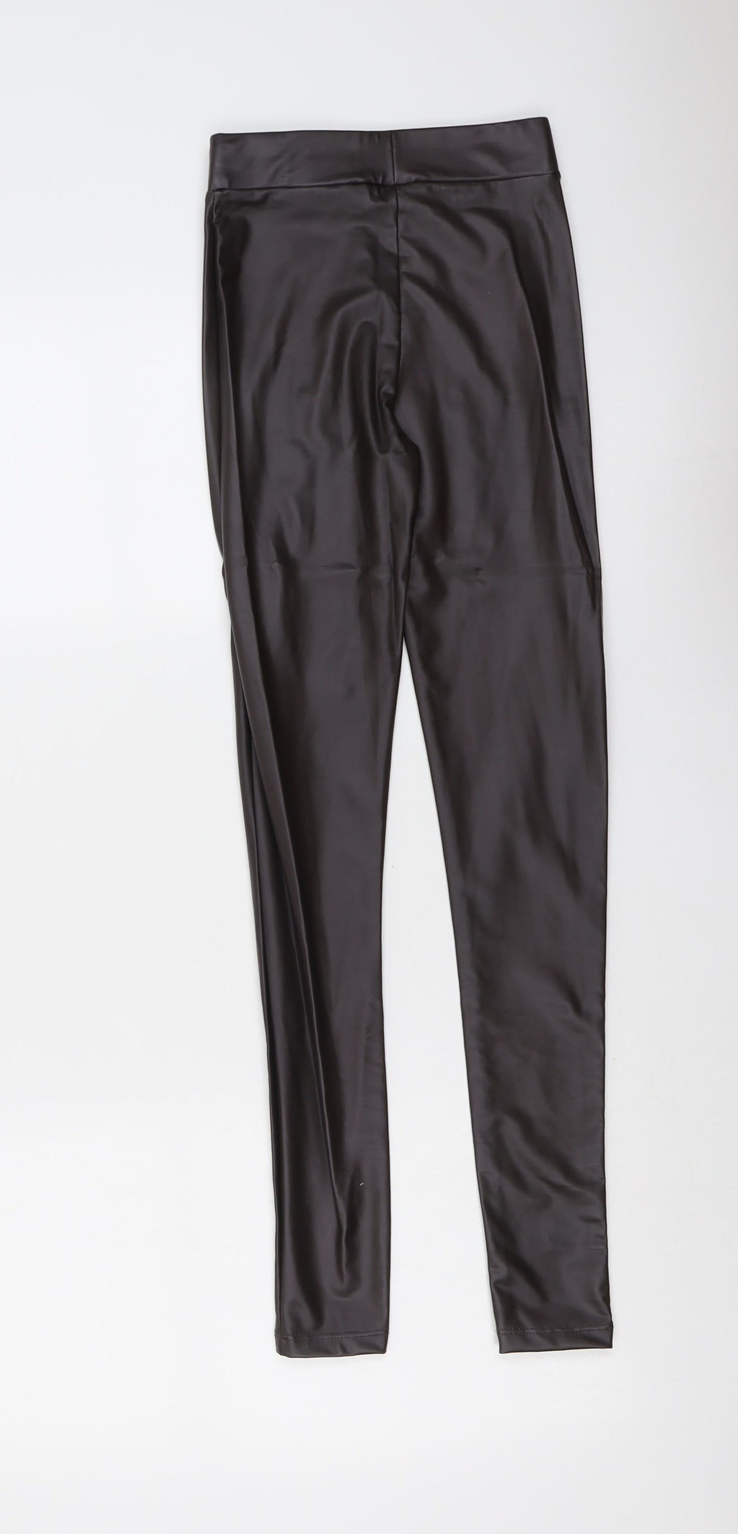Pull&Bear Womens Brown Polyester Chino Leggings Size XS L26 in