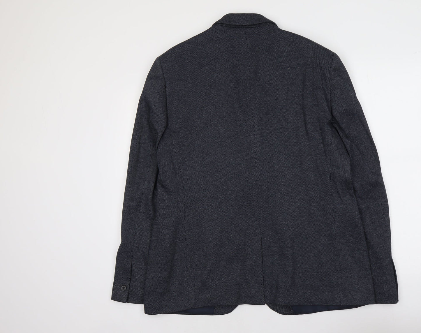 Burton Mens Blue Viscose Jacket Suit Jacket Size M Regular