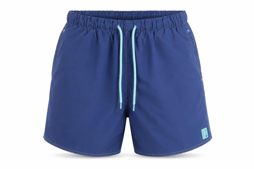 Decathlon Mens Blue Polyester Bermuda Shorts Size XS Regular Drawstring