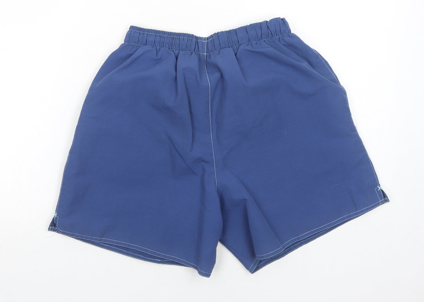 DECATHLON Mens Blue Polyester Bermuda Shorts Size XS Regular Drawstring
