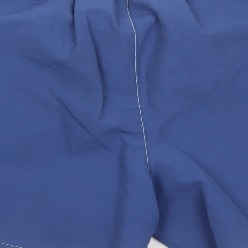 DECATHLON Mens Blue Polyester Bermuda Shorts Size XS Regular Drawstring