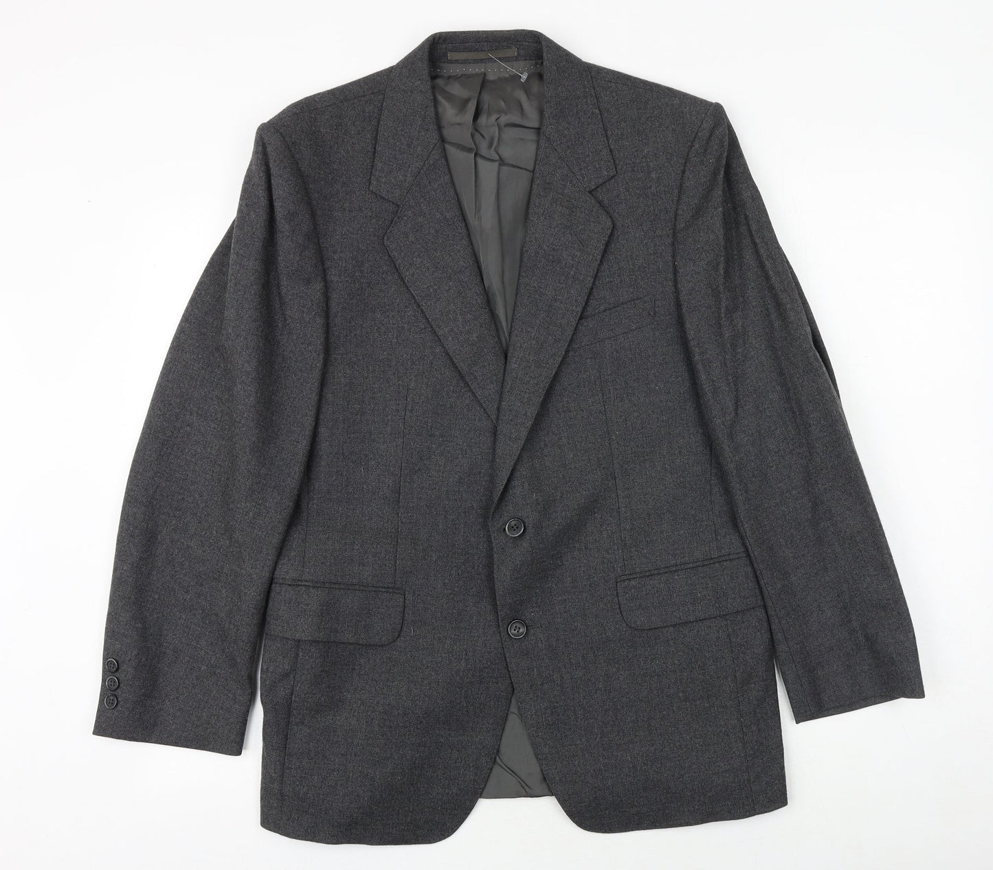 Debenhams Mens Grey Wool Jacket Suit Jacket Size 40 Regular