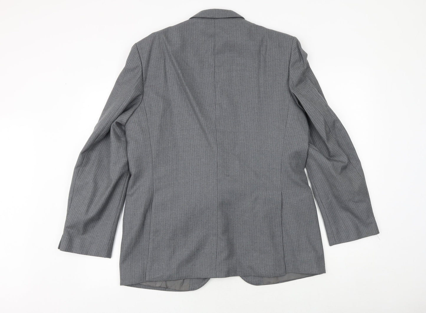 Burton Mens Grey Wool Jacket Suit Jacket Size 42 Regular
