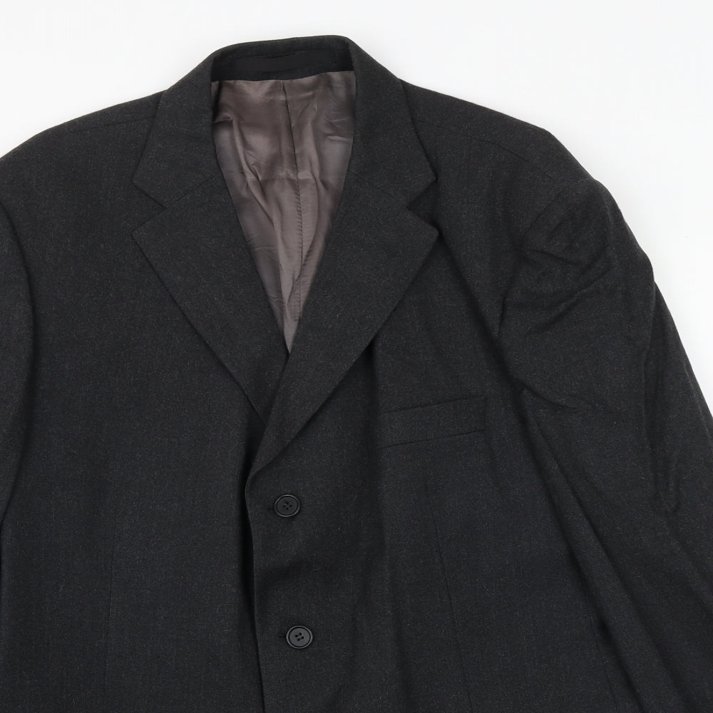 Marks and Spencer Mens Grey Wool Jacket Suit Jacket Size 44 Regular