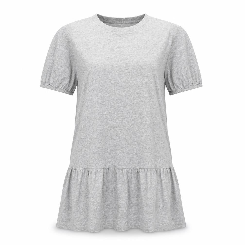 H&M Womens Grey Viscose Jumper Dress Size XS Round Neck Pullover