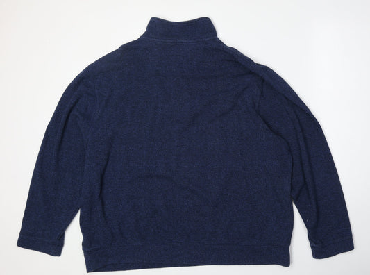 Preworn Womens Blue Cotton Pullover Sweatshirt Size 2XL