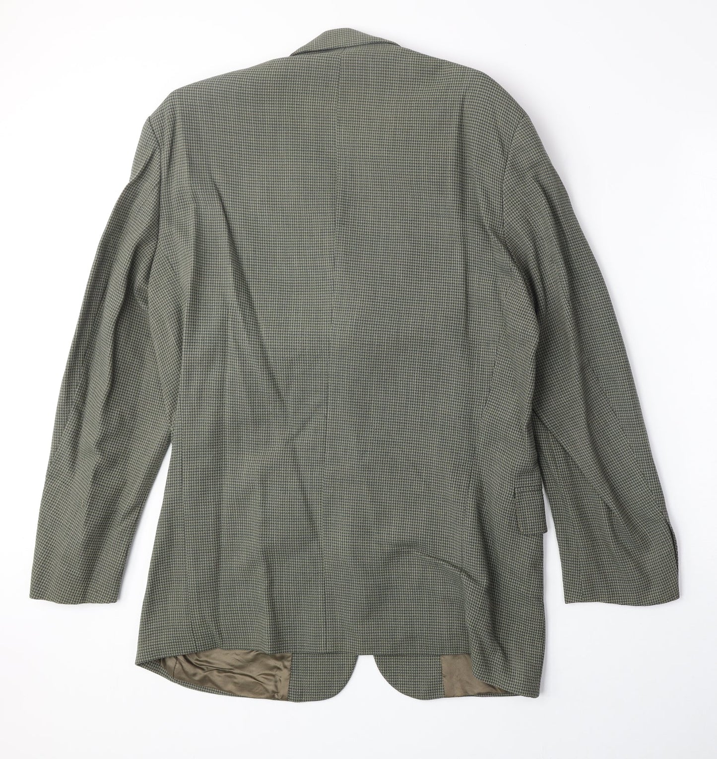 Marks and Spencer Mens Green Cotton Jacket Suit Jacket Size M Regular