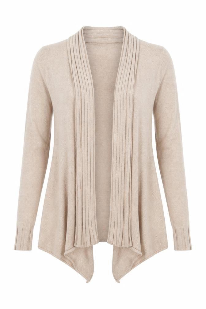 Papaya Womens Brown V-Neck Nylon Cardigan Jumper Size 12