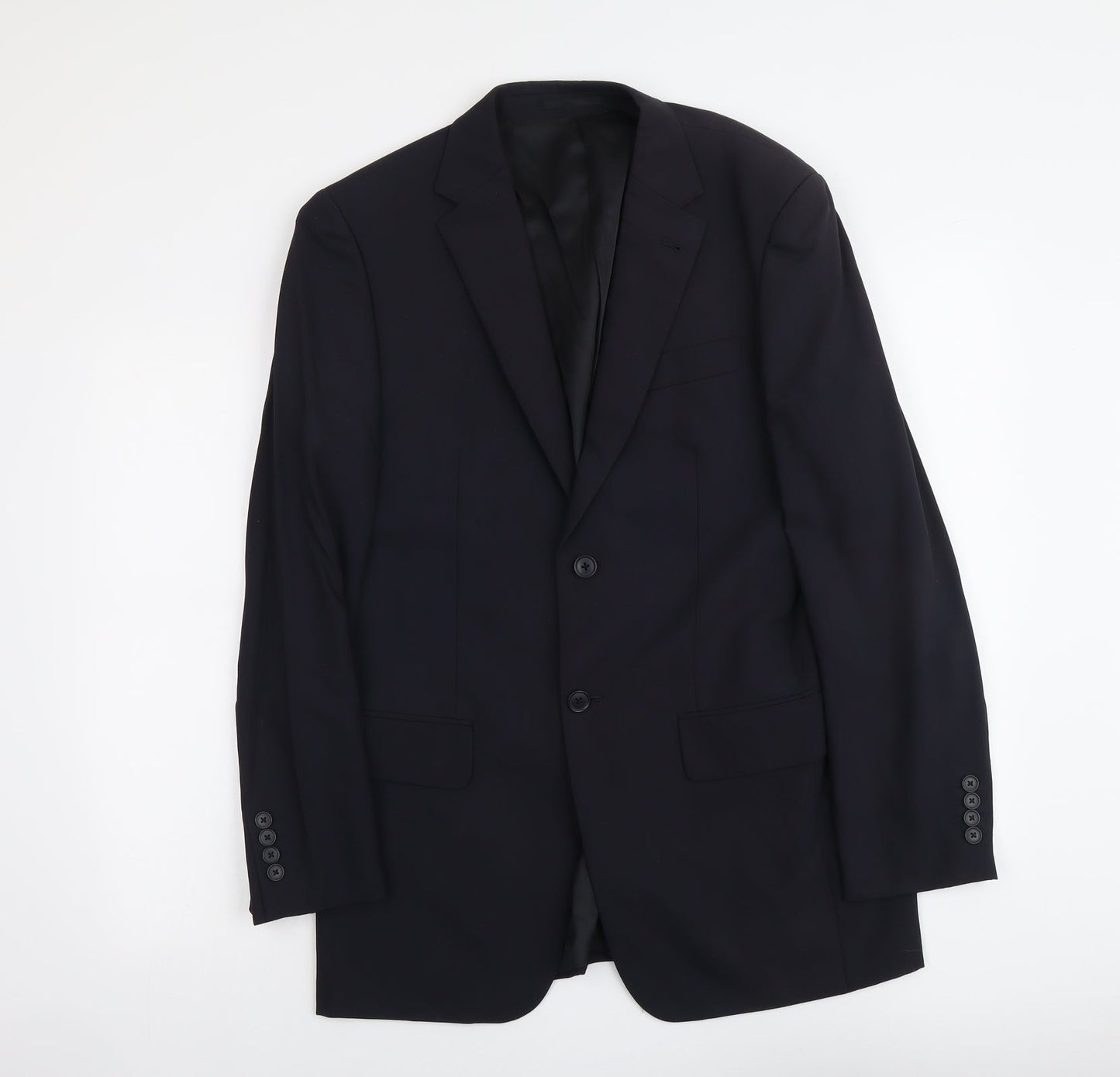 NEXT Mens Blue Wool Jacket Suit Jacket Size S Regular