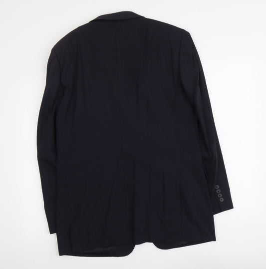 NEXT Mens Blue Wool Jacket Suit Jacket Size S Regular
