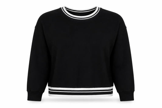 Primark Womens Black Polyester Pullover Sweatshirt Size 4 Pullover - Size 4-6