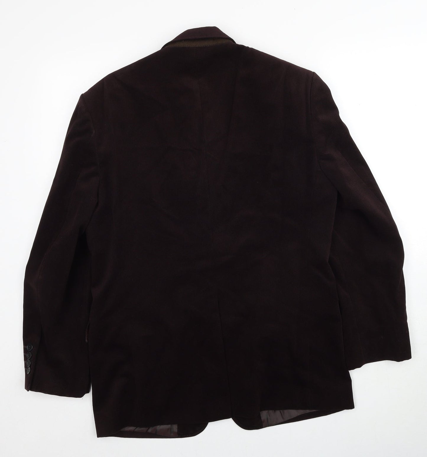 Marks and Spencer Mens Purple Polyester Jacket Blazer Size 38 Regular