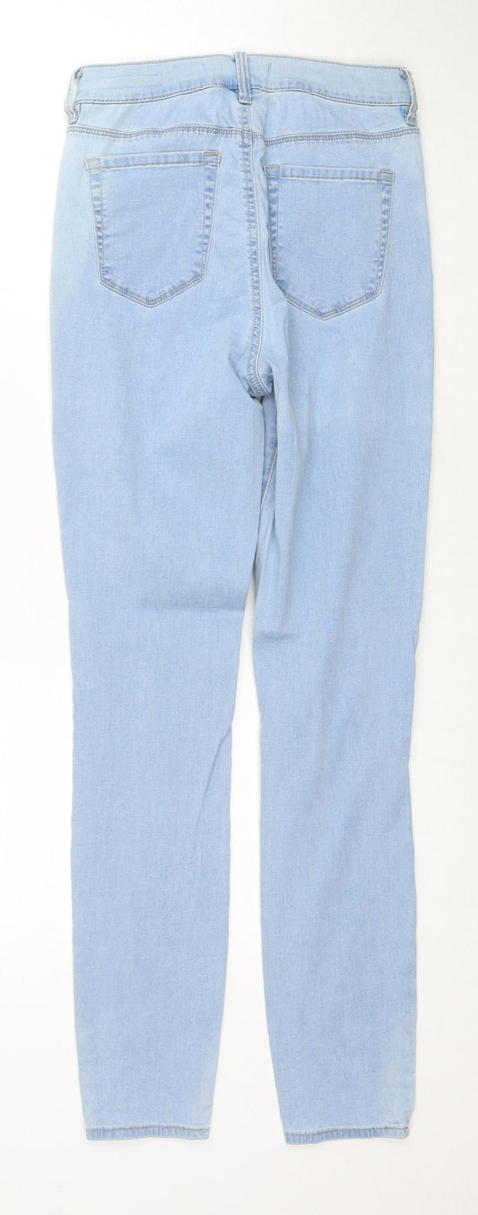 PacSun Womens Blue Cotton Straight Jeans Size 25 in Regular Zip