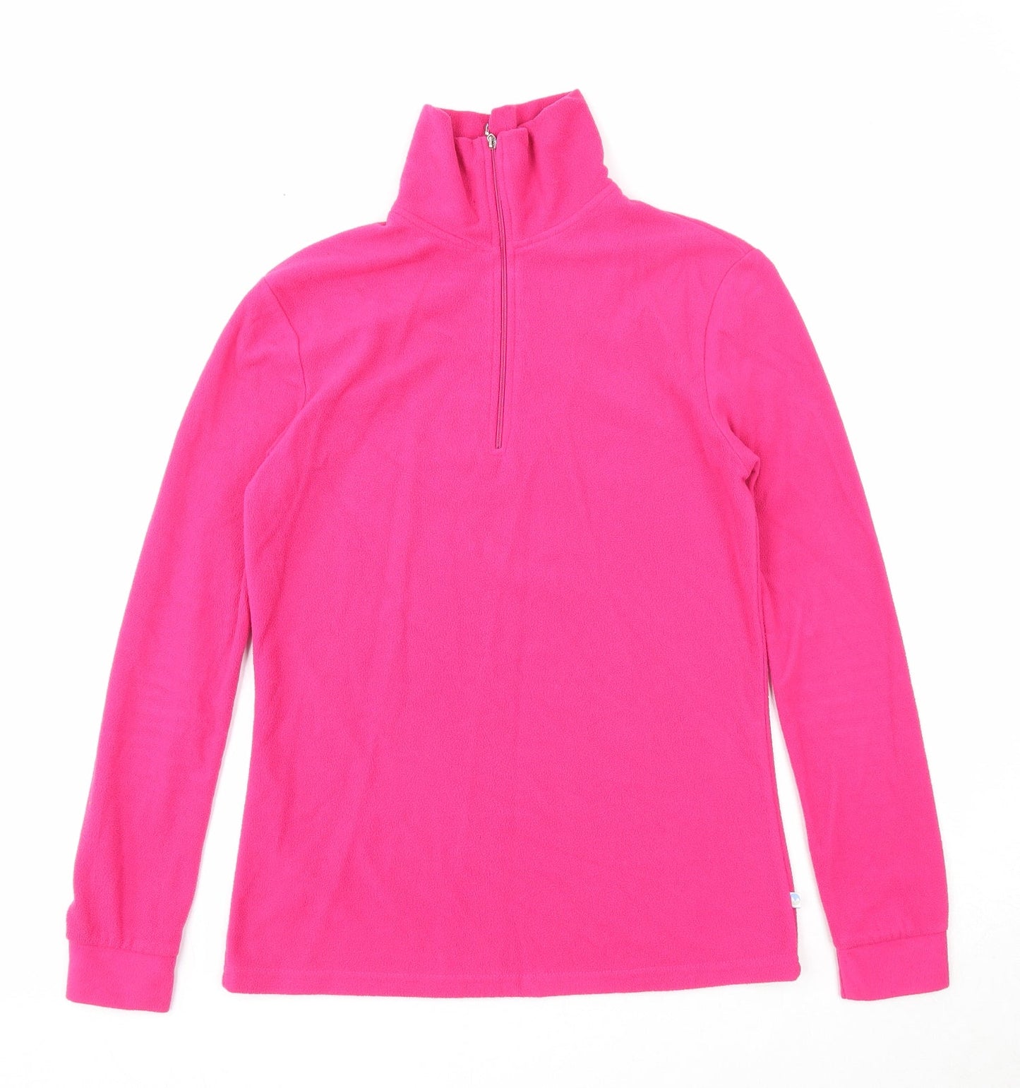 Manbi Womens Pink Polyester Pullover Sweatshirt Size 8 Zip