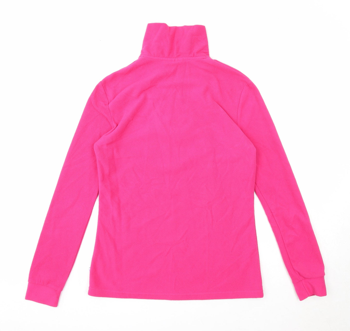 Manbi Womens Pink Polyester Pullover Sweatshirt Size 8 Zip