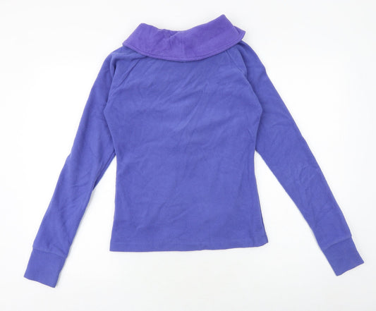 Fresh Made Womens Purple Jacket Size S Zip