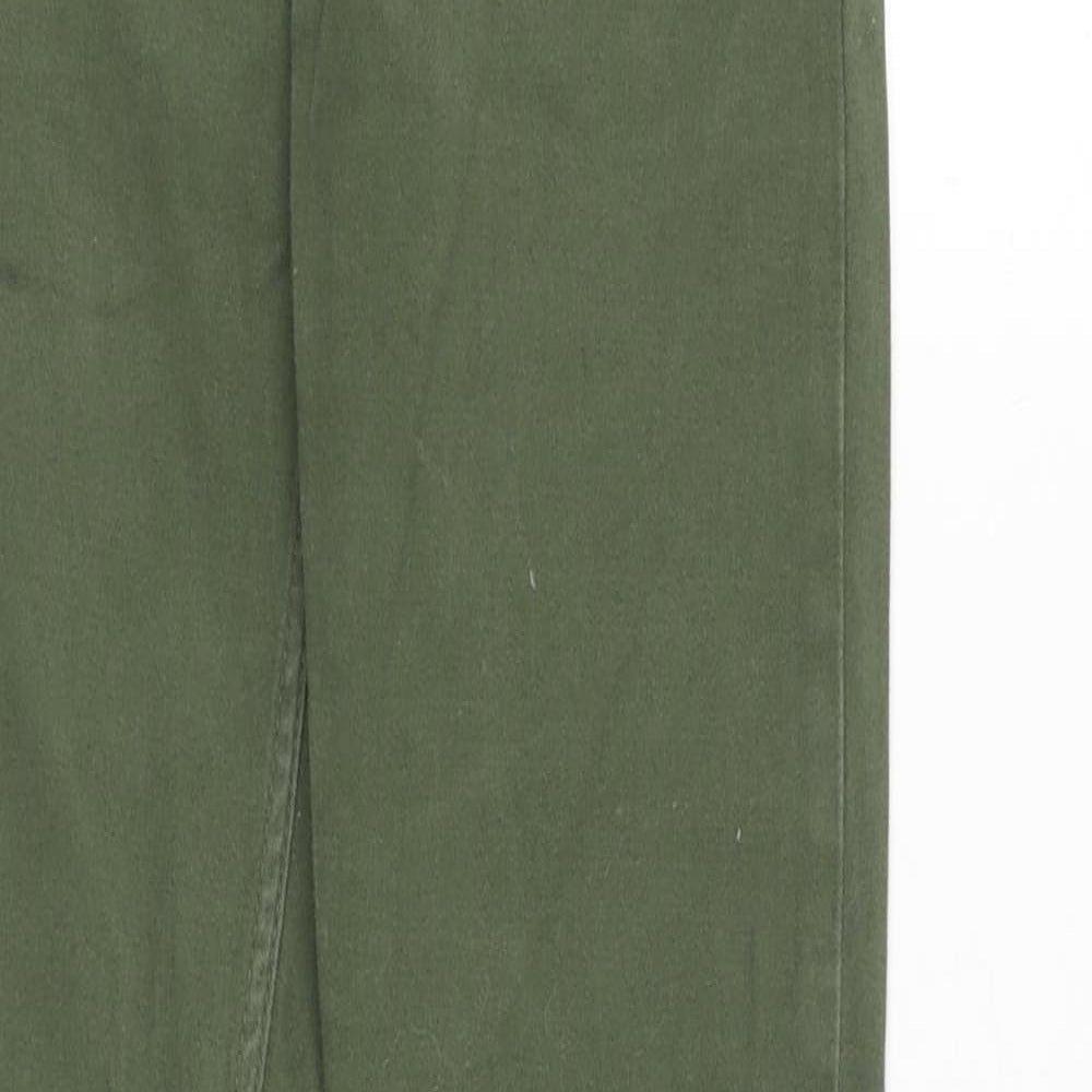 Hollister Womens Green Cotton Skinny Jeans Size 24 in Regular Zip