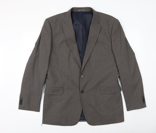 Taylor & Wright Mens Brown Polyester Jacket Suit Jacket Size 42 Regular