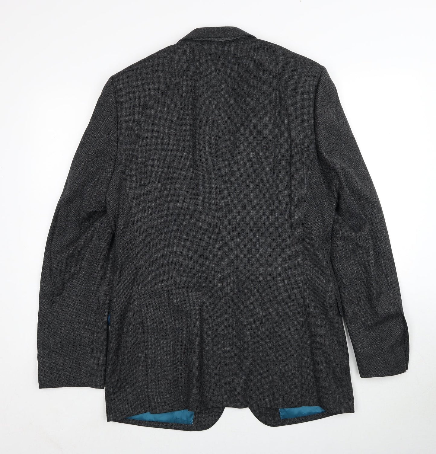 Marks and Spencer Mens Grey Wool Jacket Suit Jacket Size 40 Regular