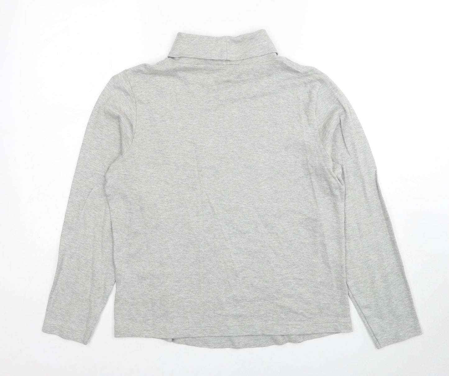 BHS Womens Grey Cotton Pullover Sweatshirt Size 14 Pullover