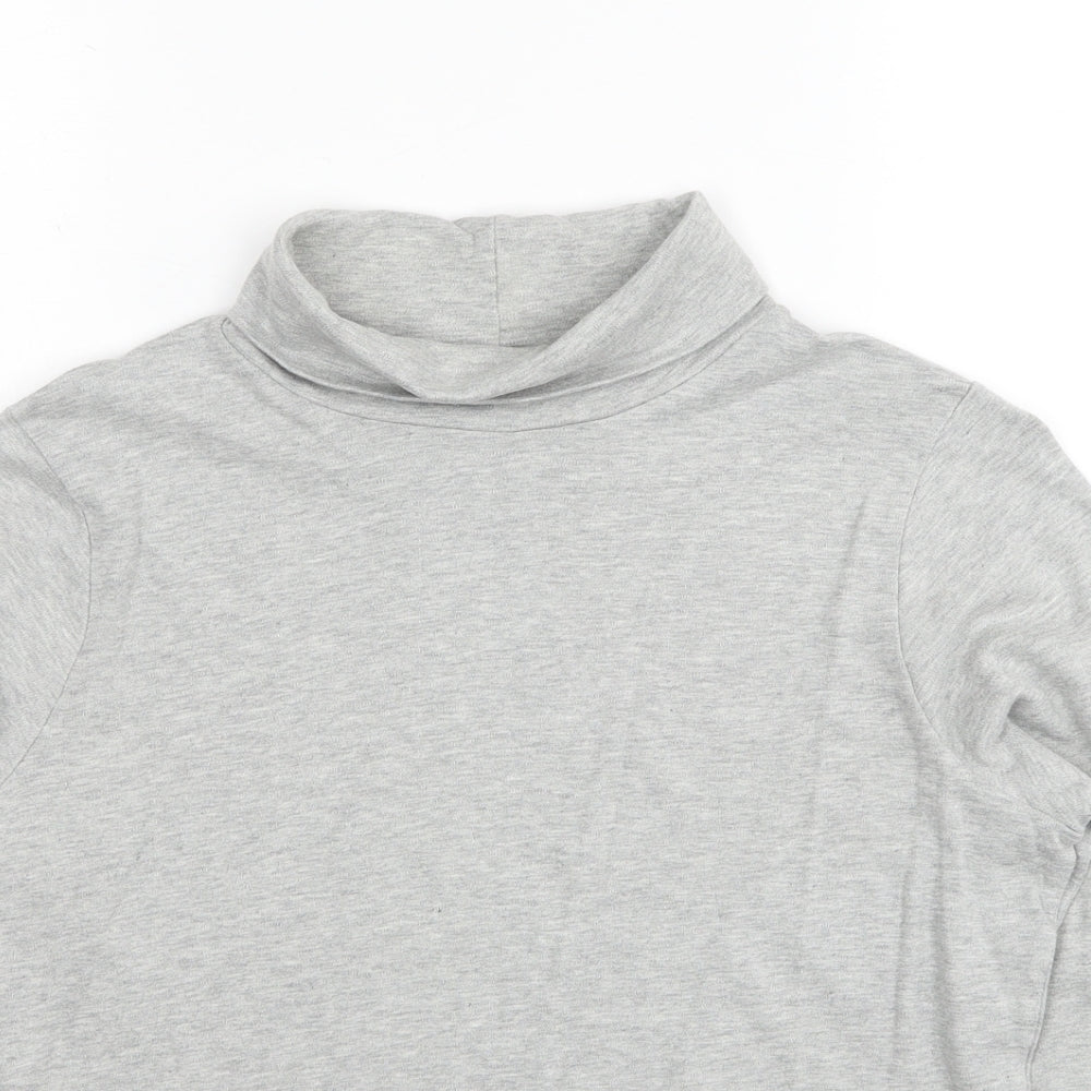 BHS Womens Grey Cotton Pullover Sweatshirt Size 14 Pullover