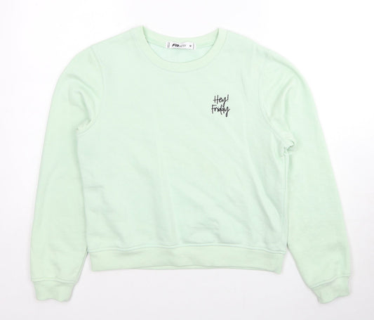 FB Sisters Womens Green Cotton Pullover Sweatshirt Size M Pullover - Hey! Friday