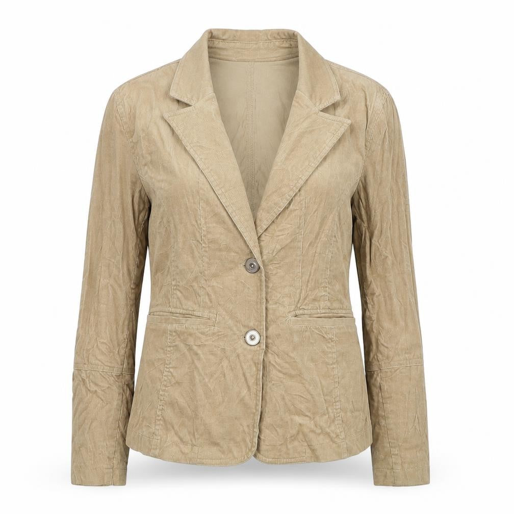 TCM Womens Beige Jacket Blazer Size 12 Button
